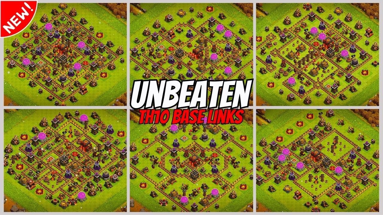 Best TH10 base Layout Copy Link | New INSANE! Town Hall 10 War/Trophy/Farming Base - Clash of Clans