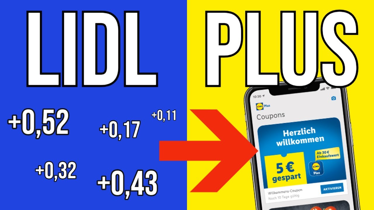 Lidl Plus App - Ohne Ende Geld sparen beim Einkaufen.