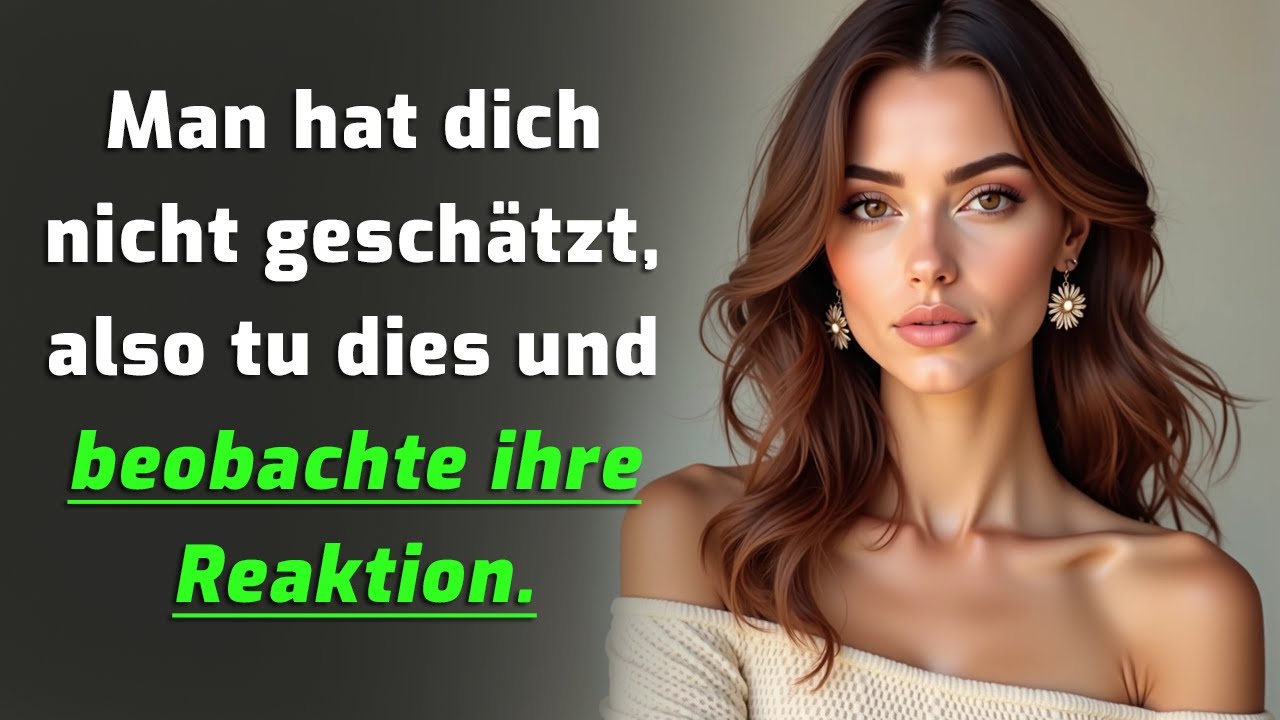 Sie haben dich nicht wertgeschätzt? Tue DIES und beobachte ihre Reaktion | Stoizismus