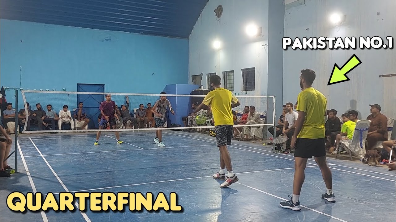 Raja haider & Raja hassan vs Mehmood & Manan - Badminton doubles tournament