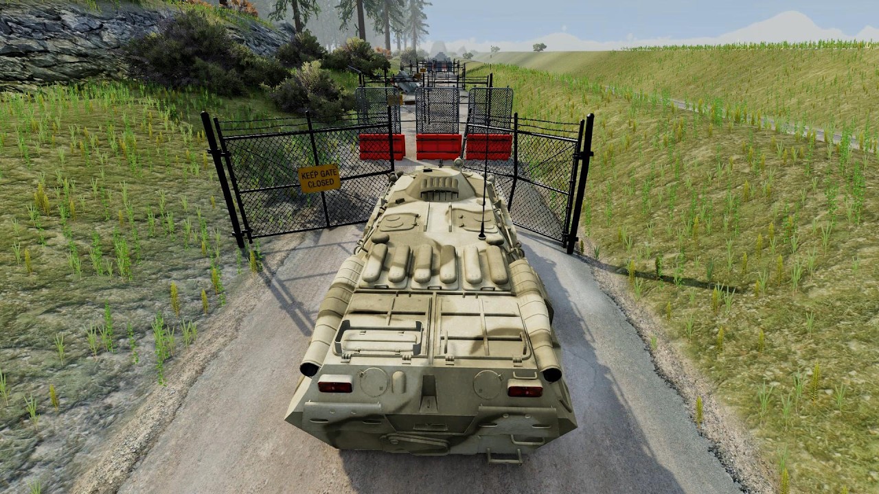 Cars vs Massive Gates & Traps – BeamNG #beamngdrive