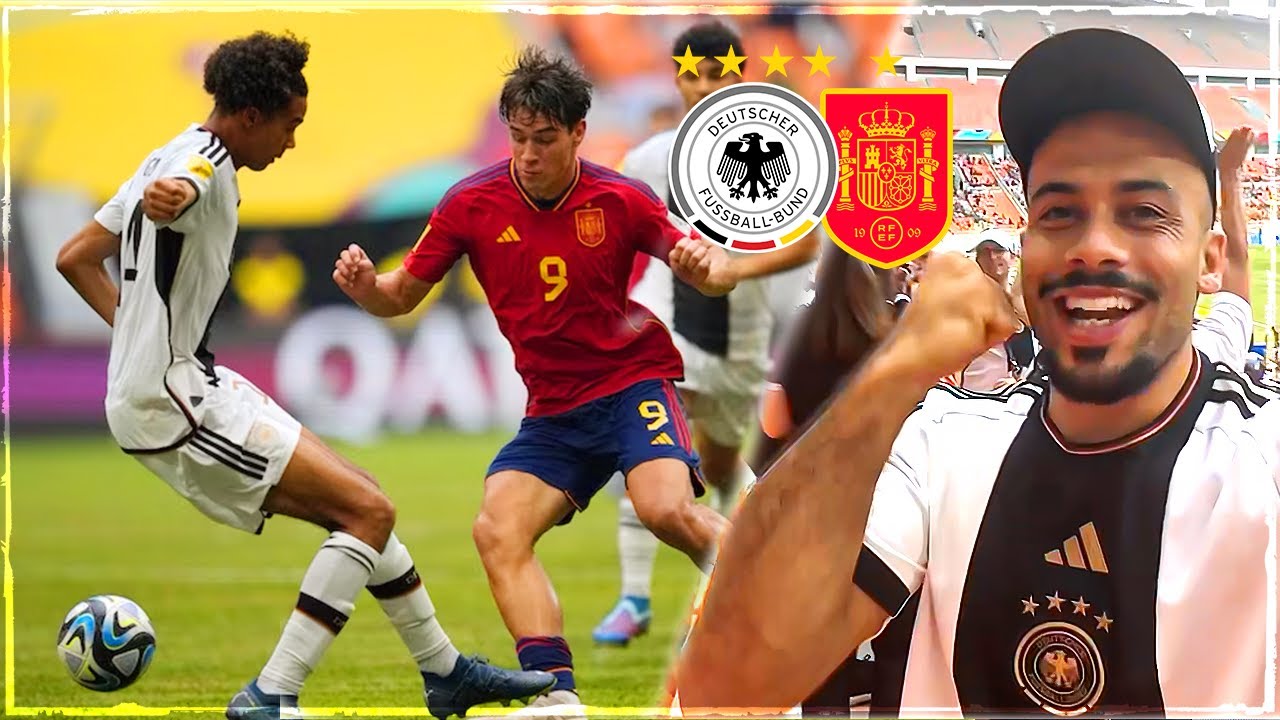 U17 WM VIERTELFINALE DEUTSCHLAND vs SPANIEN🔥SO GUT IST MARC GUIU?!!!😱💎