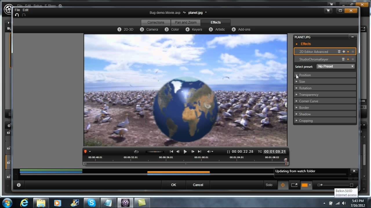 Pinnacle Studio 16 Create an animated TV Logo ID in 5 Min. Paul Holtz and Studio Backlot