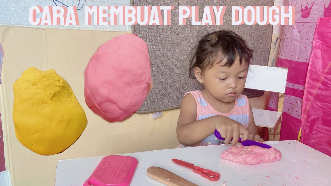 #mainbarengzeva 4 | Cara Membuat Playdough Dari Tepung Terigu #zeva30bulan