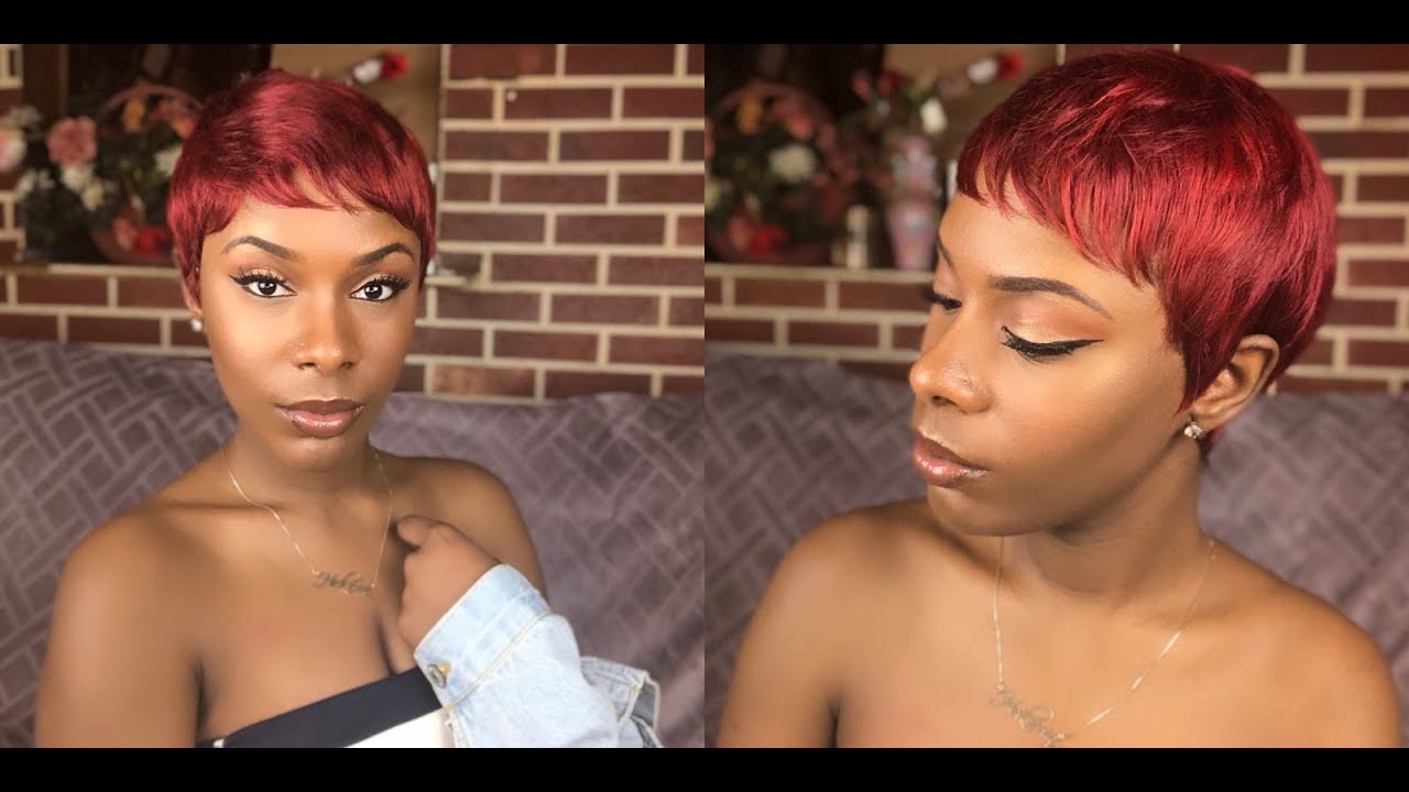 IT'S A WIG! IRON FRIENDLY SYNTHETIC WIG - SIMONE COLOR FIRE RED/350 * HAIRSOFLYSHOP