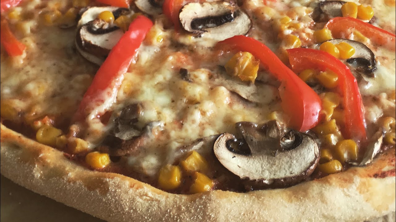 Super easy pizza veggie & tonijn | easy pizza | lekkerste pizza | krokante | recepten oum younes #69
