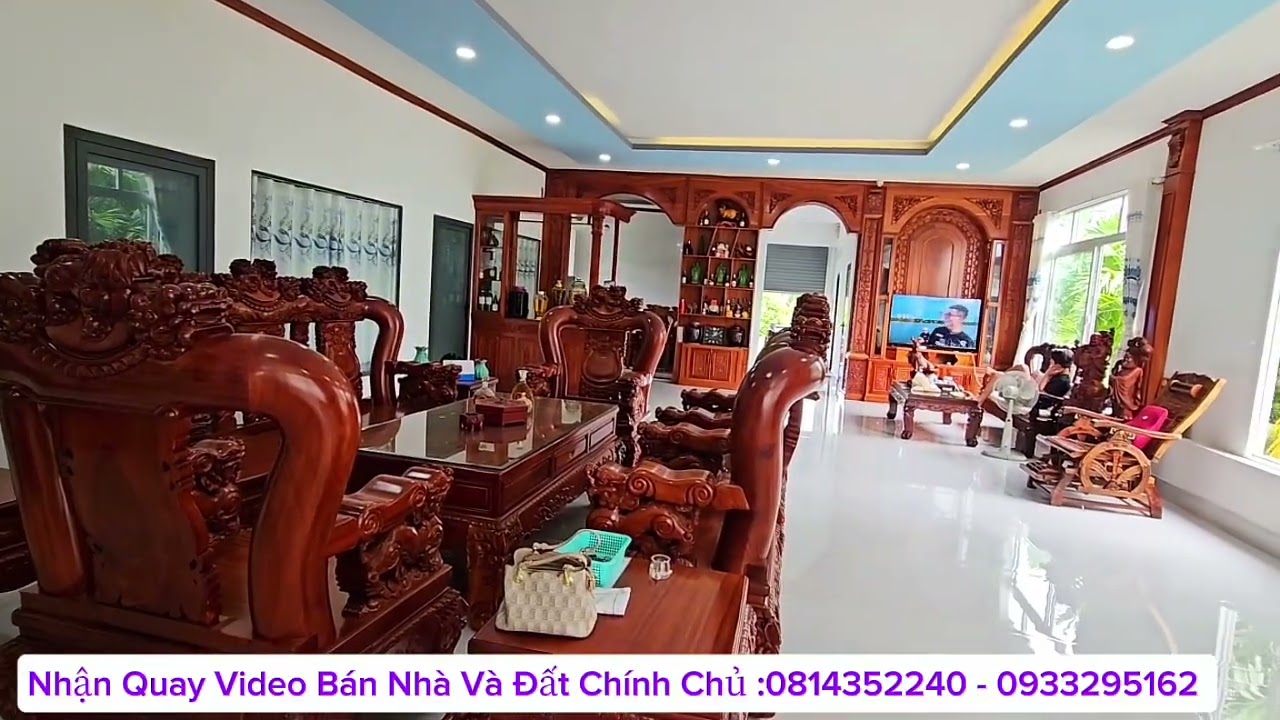 TẬP 4551:Nhà Vườn Có Thổ Cư,Cặp Viwe Sông Đẹp Mát Mẻ(23x83M2)