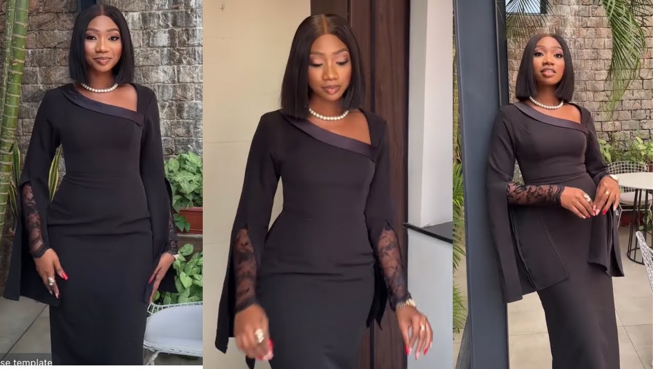 HOW TO DRAFT AND SEW STYLISH GOWN WITH CLASSIC PRINCESS DART| DOUBLE SLIT SLEEVES