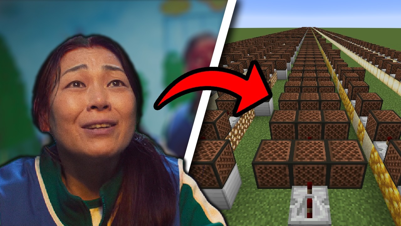 Congratulations Hide & Seek Exit Song Note Block | Squid Game Minecraft Noteblock Cover