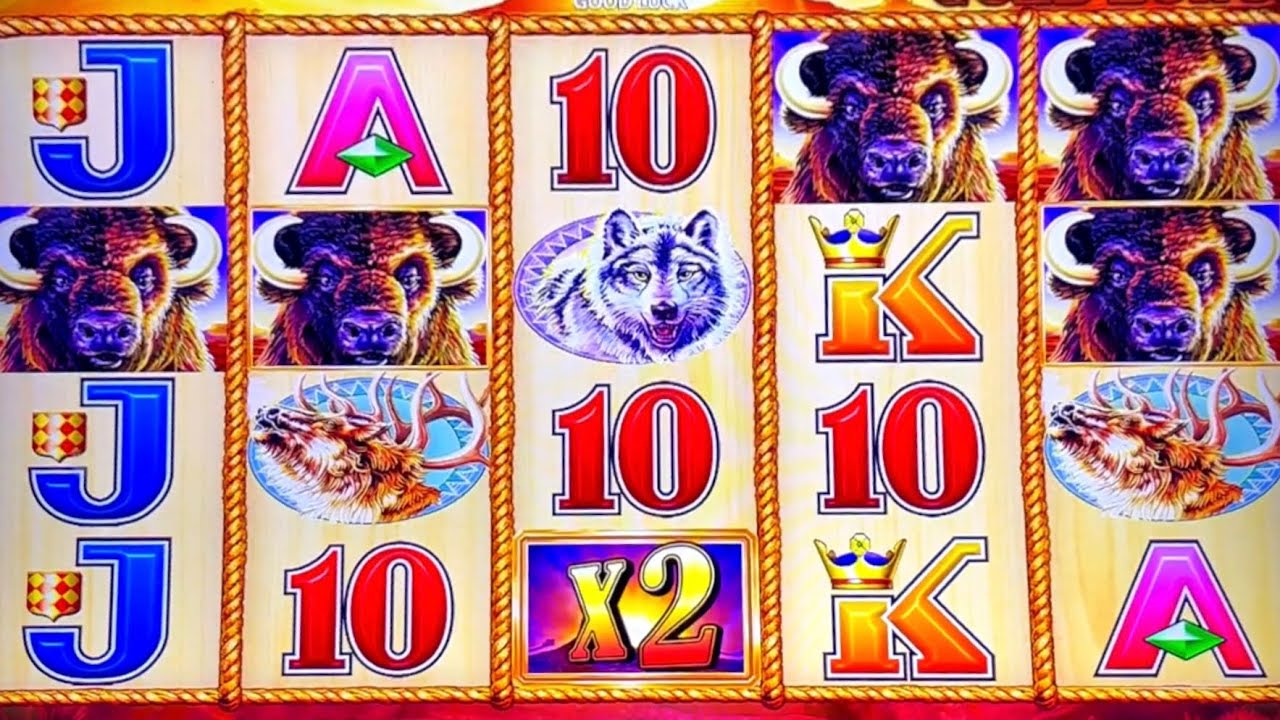 THE BUFFALO WERE RUNNING AT YAAMAVA CASINO #slotman #casino #buffalo #yaamavacasino 