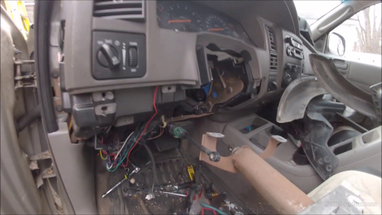 How To Remove A Steering Wheel Assembly Out Of A 1998 - 2003 Dodge Durango | Under 10 Mins