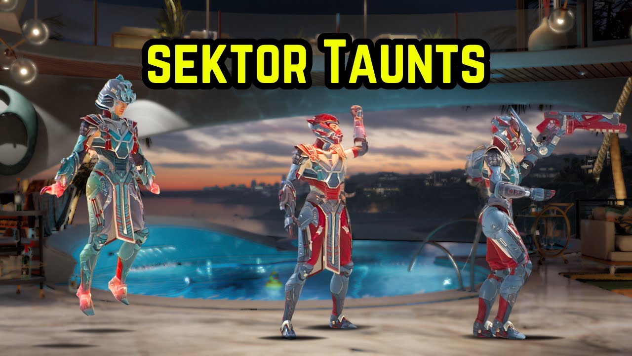 Sektor All Taunts - MK1
