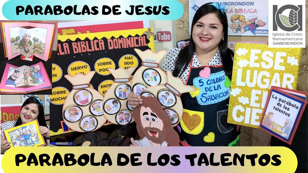 PARÁBOLA DE LOS TALENTOS - LAS PARABOLAS DE JESUS - CANCION MIS TALENTOS - CLASES ONLINE