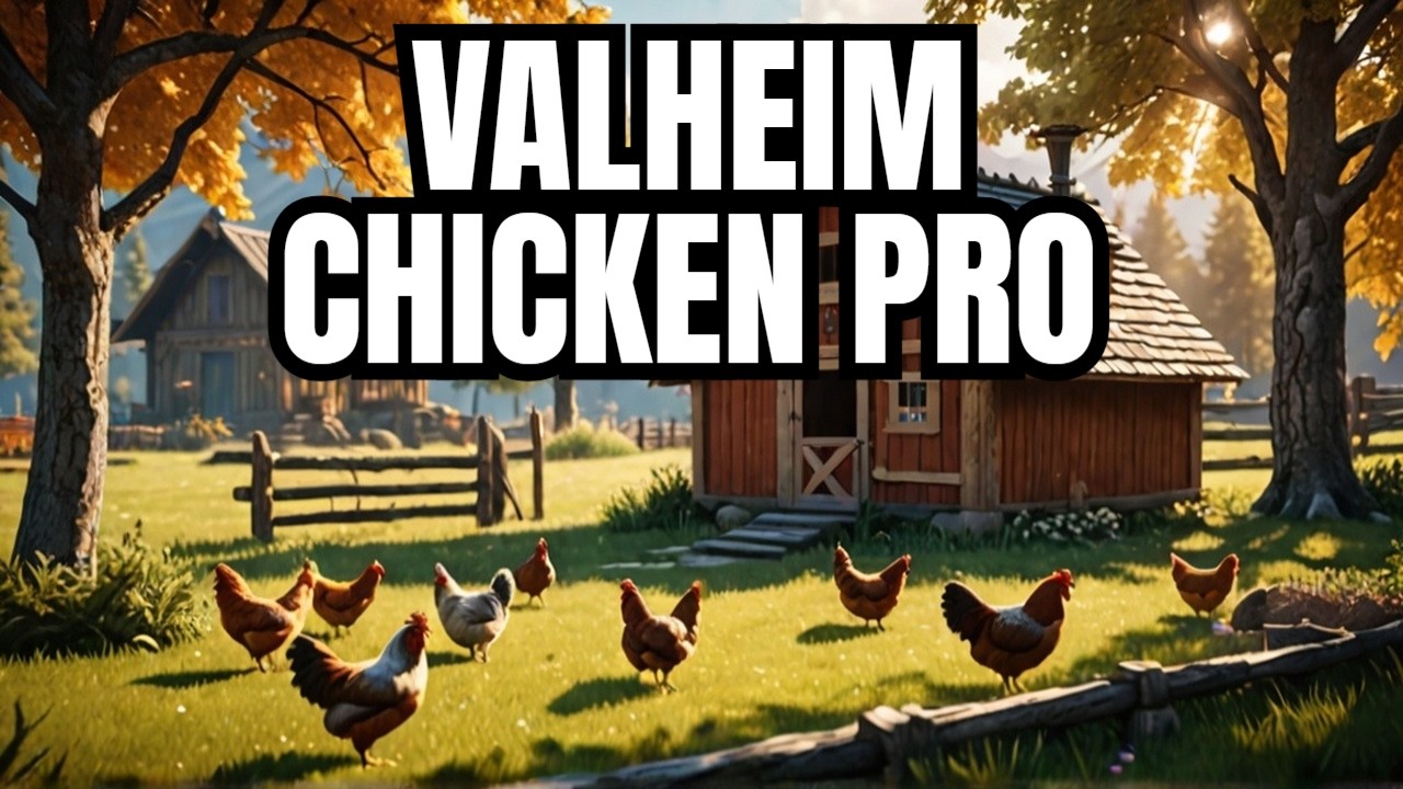 How To Build The Most EFFICIENT Chicken Farm in Valheim?