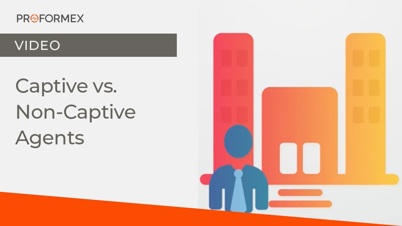 What's the difference between a captive and a non-captive agent?