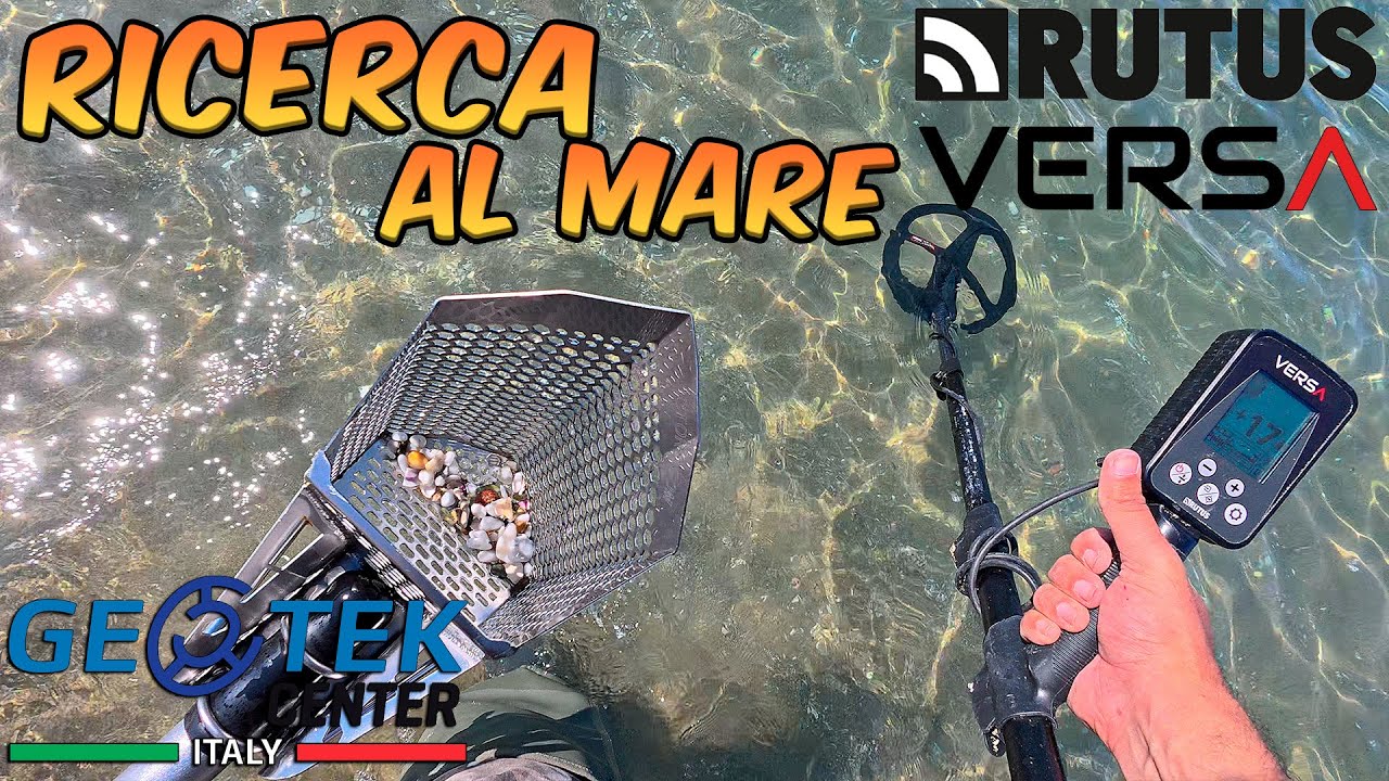 RUTUS VERSA in RICERCA al MARE - Metal Detector