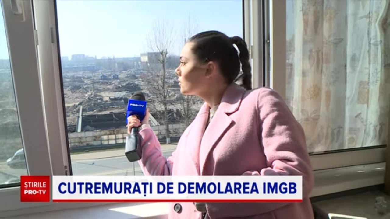 Terorizați de demolările cu explozibili pe terenul IMGB