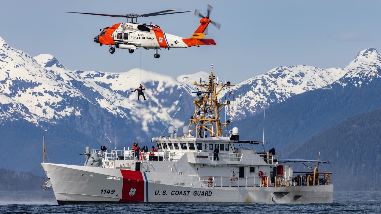 Coast Guard Rescues LIVE