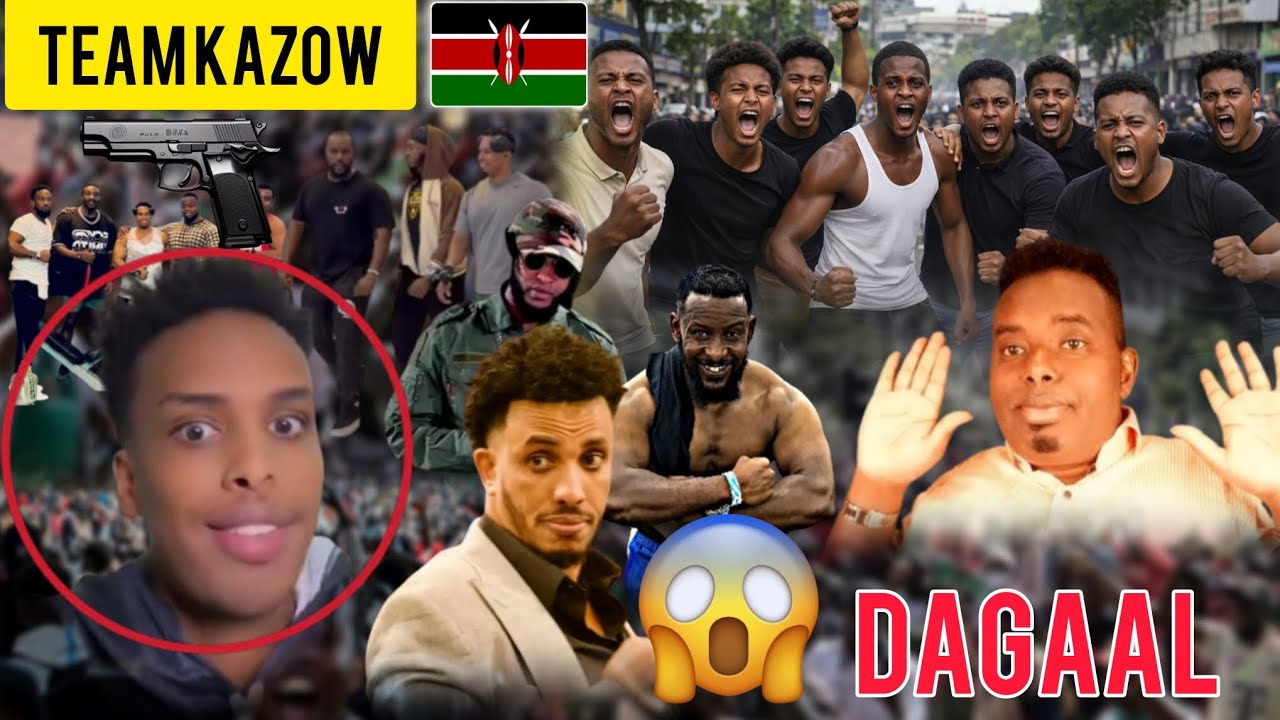 DEG DEG TEAM KAAZOW 🇰🇪 DAGAAL KA DHEX QARXAY😱😳 IYAGA DHEXDOODA NAIROBI GARISA