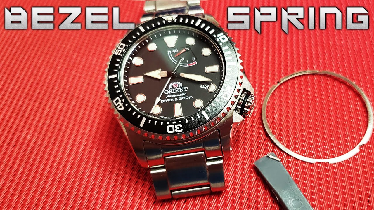 Fixing Replacing BEZEL SPRING on Orient Triton Neptune Kamasu Seiko SKX (Watch Guide Tutorial)