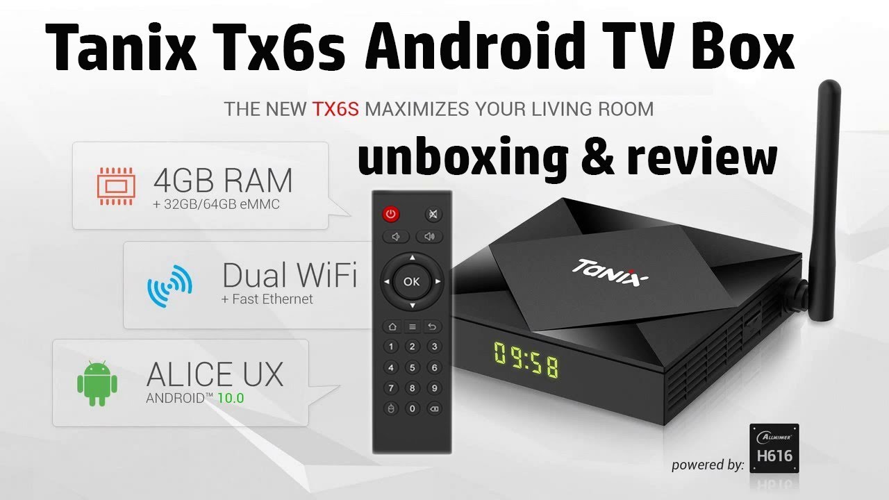Hindi || Tanix TX6s Android TV Box - 4GB+64GB unboxing and review | from Banggood