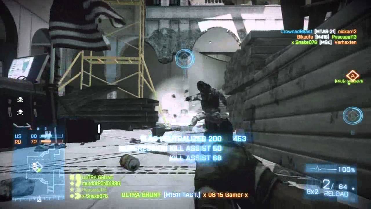 ULTRA GRUNT's 'Challenge Accepted!' series - Battlefield 3: James Bond Challenge (Part 2)