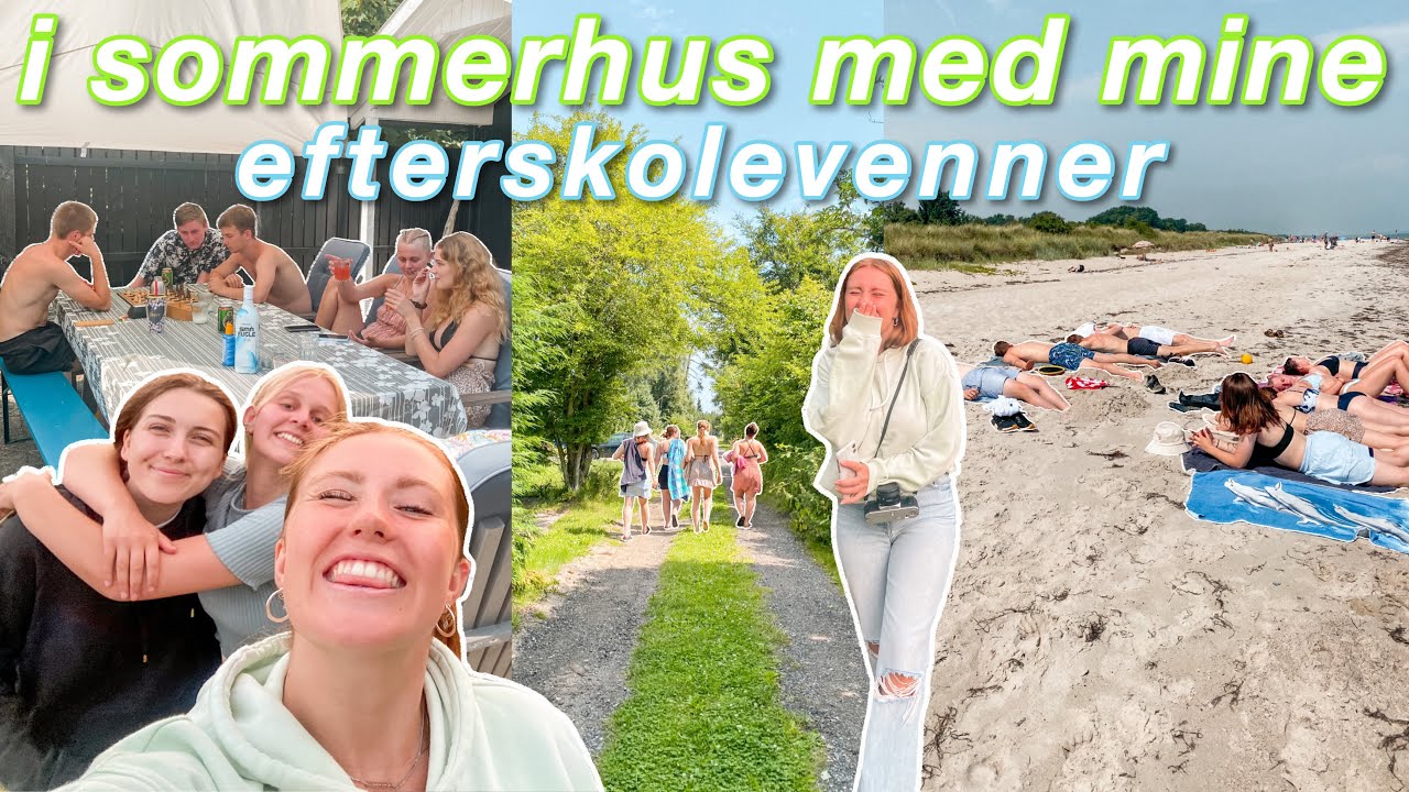 i sommerhus med mine efterskolevenner 🌊☀️👙