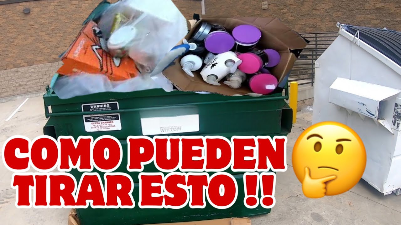 DUMPSTER DIVING ♻️COMO PUEDEN TIRAR ESTO ALA BASURA🗑️♻️ LO QUE TIRAN EN USA 🇺🇸