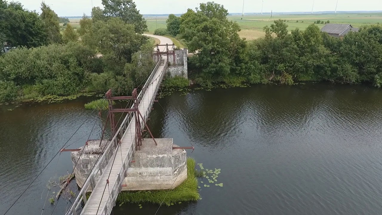 Klaipėdos apsk. - Lankupių kabantis tiltas per Miniją - Šilutės r.