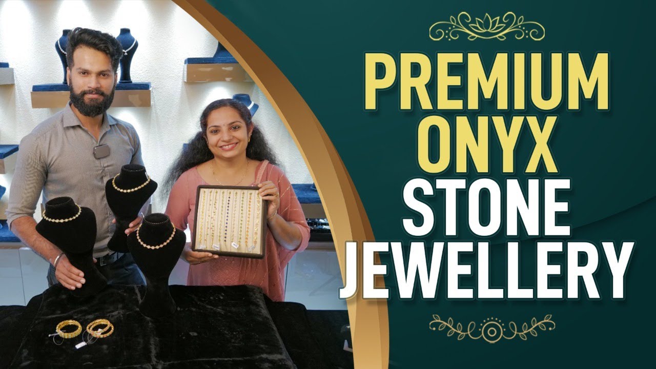 Latest Collection of Premium Onyx Stone Jewellery | Leo's Gold & Diamonds