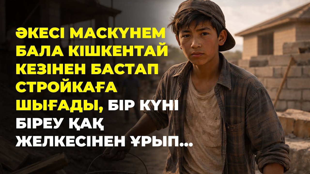 ӘКЕСІ МАСКҮНЕМ БАЛА КІШКЕНТАЙ КЕЗІНЕН БАСТАП ЖҰМЫС ЖАСАЙДЫ…