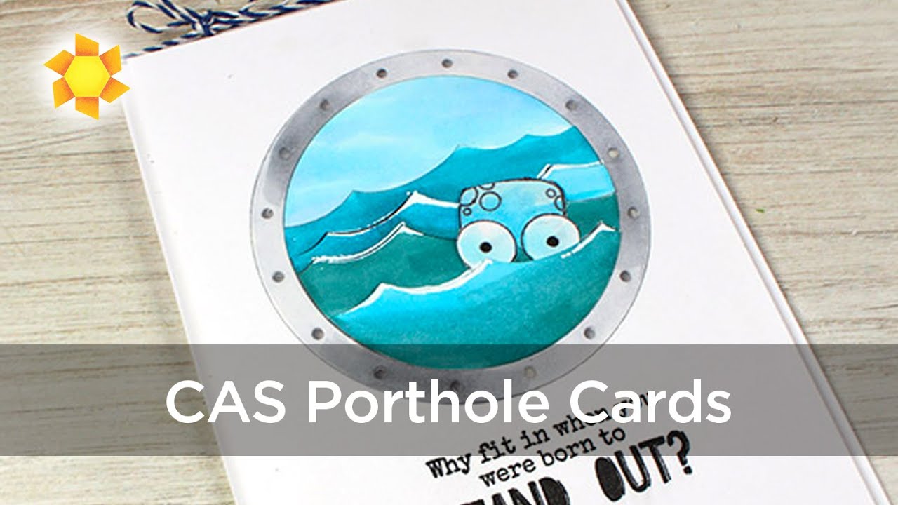 Clean-and-Simple Porthole Cards