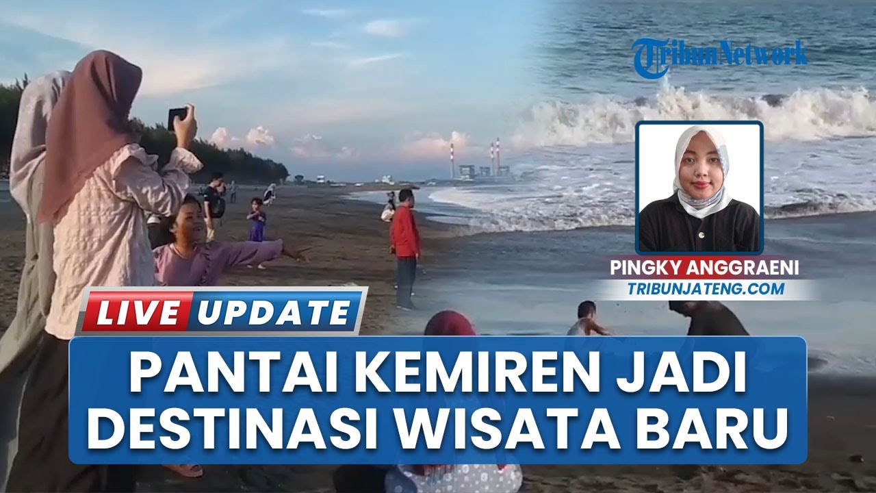 Momen Masyarakat Padati Pantai Kemiren, Destinasi Baru di Cilacap Kini Jadi Primadona Wisata
