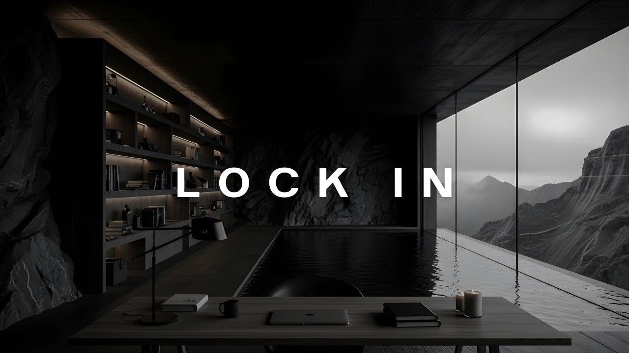 LOCK IN • Minimal Cave Office for Deep Work (No Distractions)