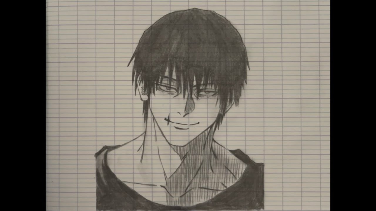 Dessiner Toji Fushiguro | Jujutsu Kaisen Drawing