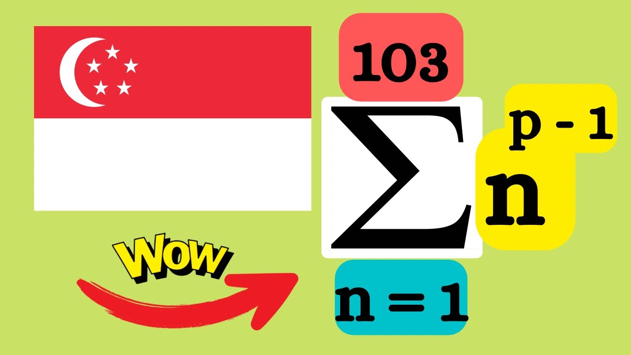Could you make the Singapore math Olympiad team?