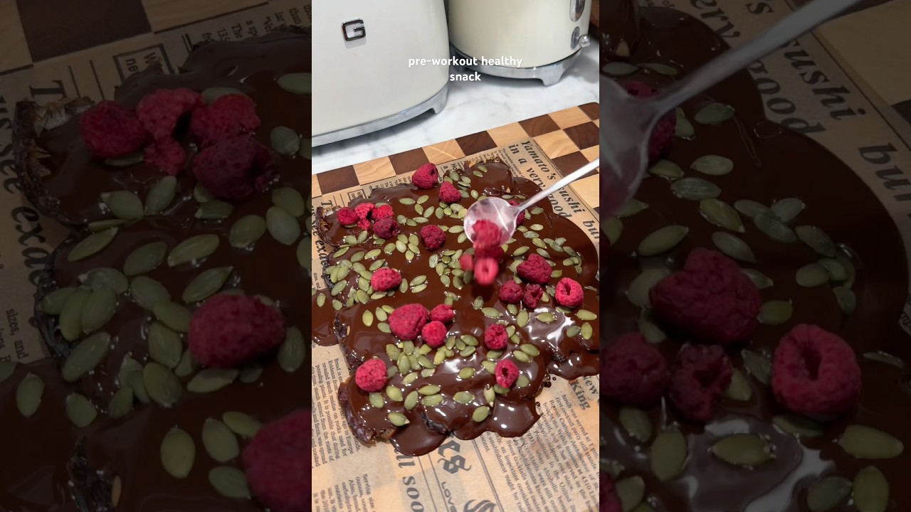Pre-workout healthy snack prep #recipe #cooking #snacks #asmrsounds #shorts