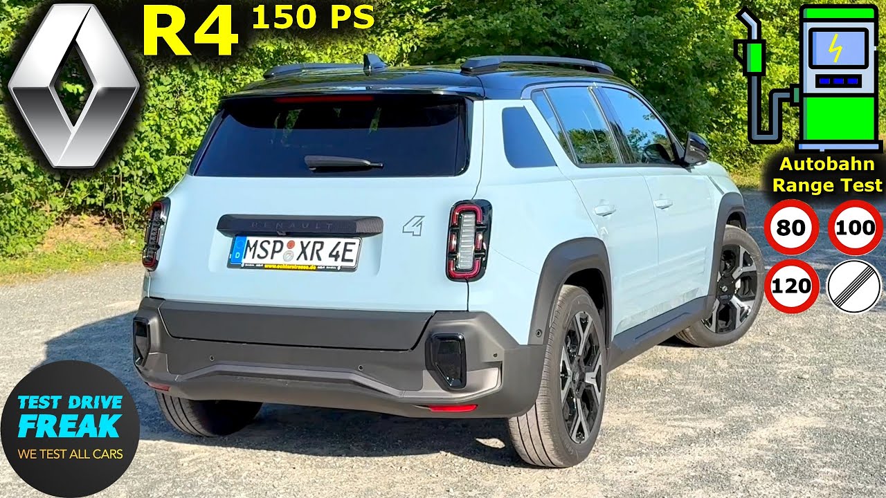 2025 Renault R4 E-Tech Electric (150 PS) TEST DRIVE ⚡ Real Range, Consumption & Performance Review