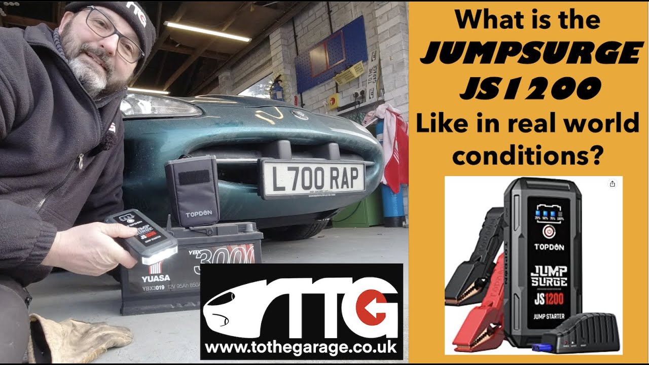 TOPDON Jumpsurge JS1200. Car jumpstarter and power bank. Does it pass the REAL WORLD use  test?