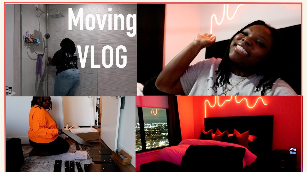 MOVING VLOG: Episode 9 - Apartment Updates -New Bedroom Furniture | Bathroom Upgrade | Amazon Haul |