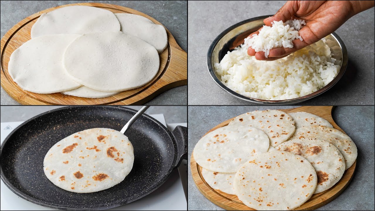 Don't Waste Leftover Rice, You Can Make This Roti Recipe | Rice Roti Recipe | Rice Flat Bread Recipe