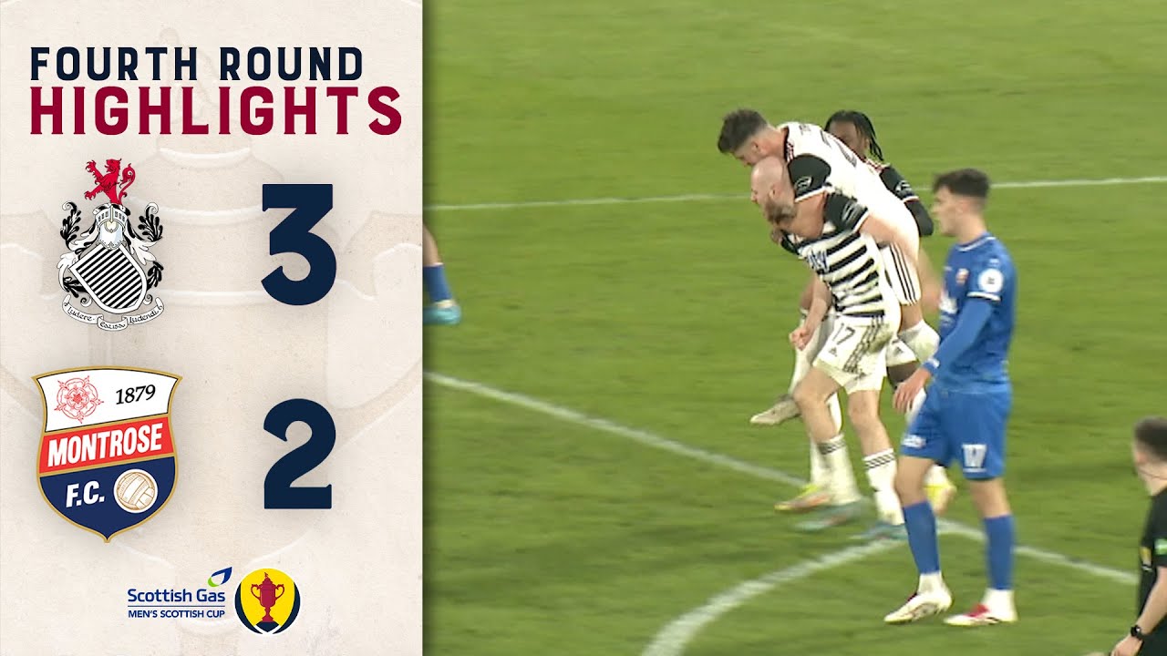 Queen's Park 3-2 Montrose | Fourth Round Highlights | Scottish Gas Men's Scottish Cup 2024-25