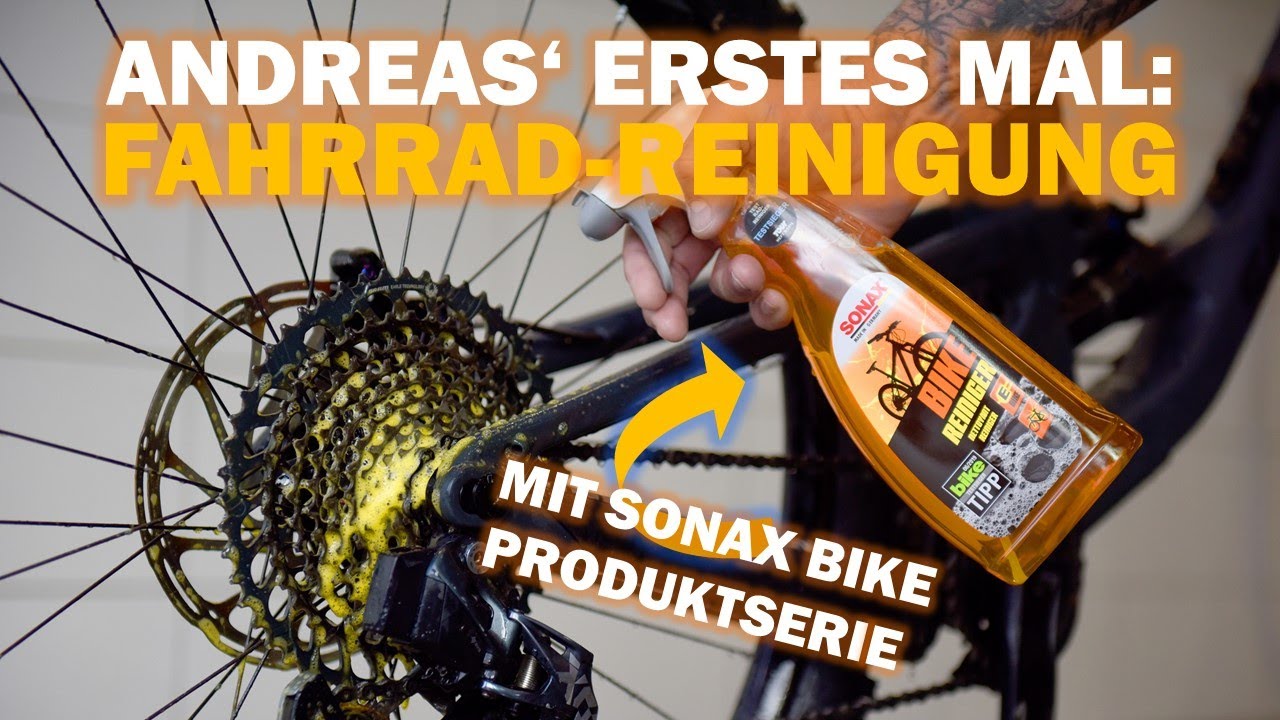 Der Drahtesel wird gewaschen - Andreas' erstes Mal: Fahrrad-Reinigung mit SONAX Bike Produkten