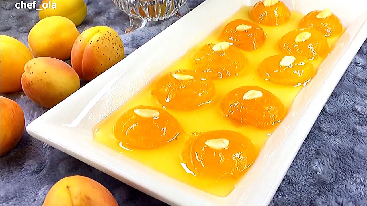 طريقة مربى المشمش القطع بدون شمس وطريقة تخزينه  لأكثر من 3 سنوات