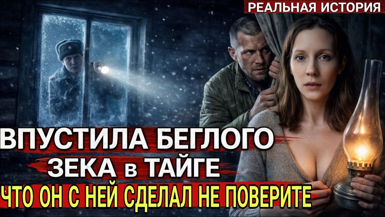 Беглый ЗЕК приполз к её порогу.  Она впустила его — и 3 месяца молчала А ОН СДЕЛАЛ ЭТО...