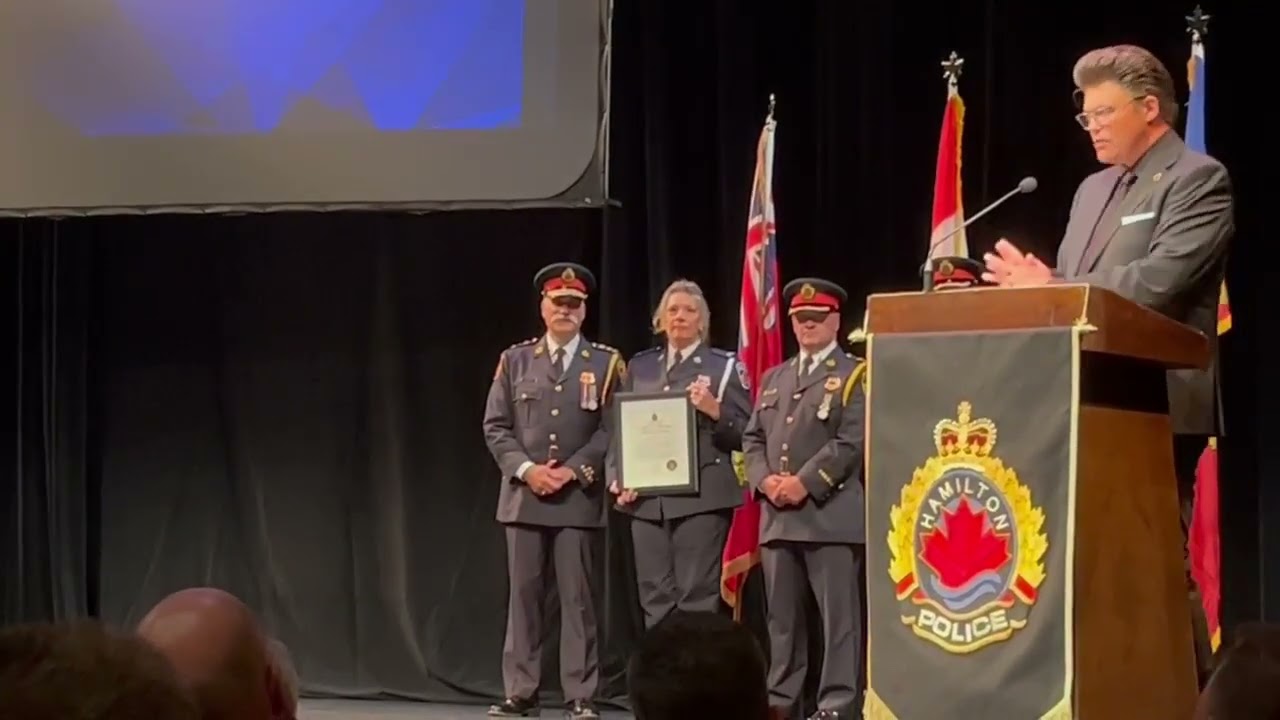 Congratulations Sharon Hayes- wins the Chiefs Award of the Excellence!!! #hamilton #specialconstable
