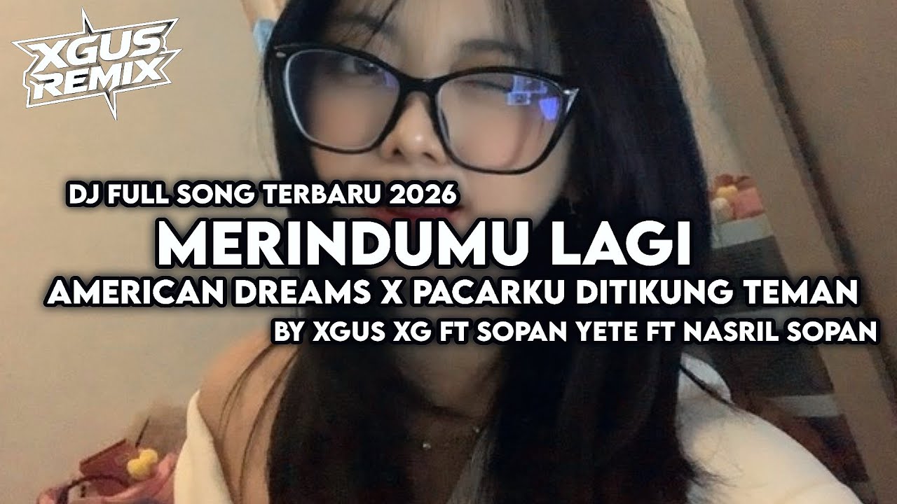 DJ MERINDUMU LAGI  X MELODY AMERICAN DREAMS STYLE TANTE V2 TERBARU VIRAL DI TIK TOK