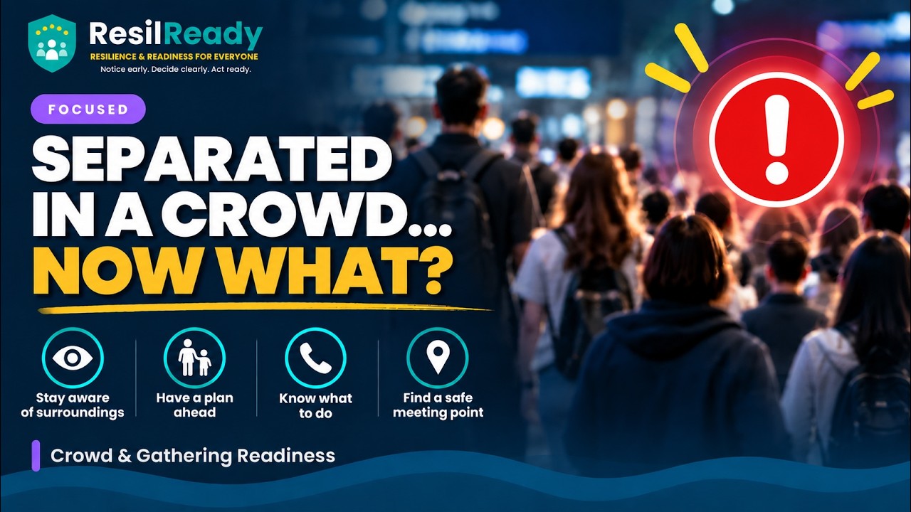 Lost in a Crowd? How Families Can Reconnect | Crowd Safety & Meeting Point Plan for Parents