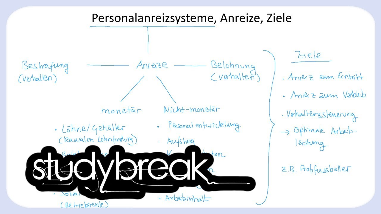 Personalanreizsysteme, Anreize, Ziele | Personalmanagement