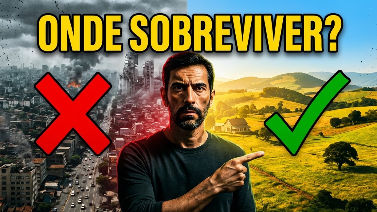 Localização estratégica: Cidade, Interior ou Campo? Método para Decidir Onde é Melhor Sobreviver